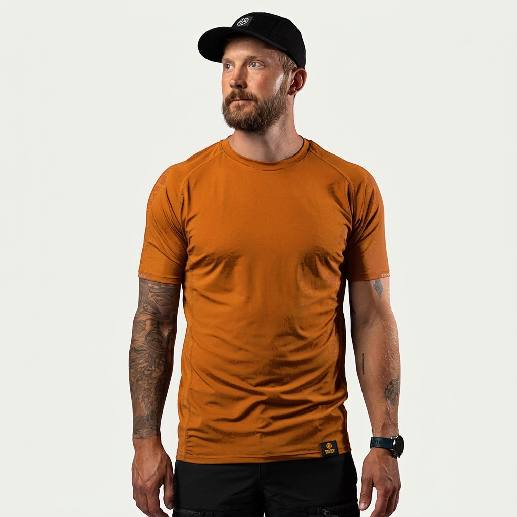 Hawaiian Sunset BN205 Performance Tee on model